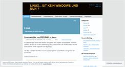 Desktop Screenshot of blog.falco2.de